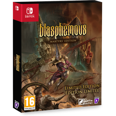 Team 17 Blasphemous Martyrs Edition Limited Edition - Nintendo Switch - Platformer - PEGI 16 Team 17 Blasphemous Martyrs Edition Limited Edition - Nintendo Switch - Platformer - PEGI 16