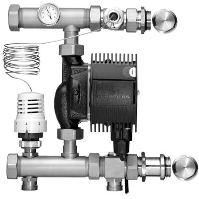 Roth Fußbodenheizungs-Umwälzkreis - Alpha2 L. Einstellbar 25-60°C Roth Fußbodenheizungs-Umwälzkreis - Alpha2 L. Einstellbar 25-60°C
