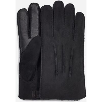 UGG® Handschuhe aus kontrastierendem Lammfell mit Smartphone-Funktionalität für Herren UGG® EU in Black, Größe M, Schaffell UGG® Handschuhe aus kontrastierendem Lammfell mit Smartphone-Funktionalität für Herren UGG® EU in Black, Größe M, Schaffell