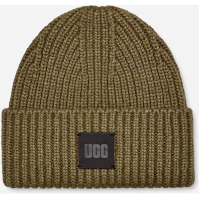 UGG® Chunky Rib ütze für Damen in Green, Größe O/S, Acrylmischung UGG® Chunky Rib ütze für Damen in Green, Größe O/S, Acrylmischung