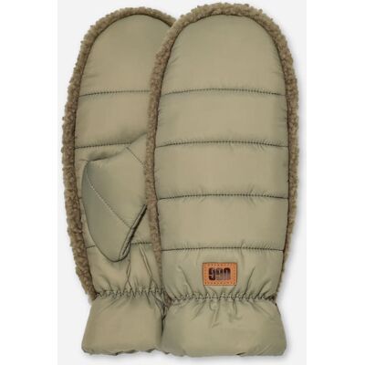 Fäustlinge aus UGG®fluff für Damen in Green, Größe L/XL, Nylon/Recycelte Materialien Fäustlinge aus UGG®fluff für Damen in Green, Größe L/XL, Nylon/Recycelte Materialien