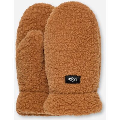 Fäustlinge aus UGG®fluff für Kinder in Brown, Größe 4/6 YRS, Fleece Fäustlinge aus UGG®fluff für Kinder in Brown, Größe 4/6 YRS, Fleece