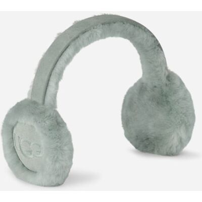 UGG® Ohrenschützer mit Logostickerei für Kinder in Grey Mist, Größe O/S, Schaffell UGG® Ohrenschützer mit Logostickerei für Kinder in Grey Mist, Größe O/S, Schaffell