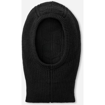 UGG® Balaclava mit Zopfmuster für Damen in Black, Größe O/S, Nylon UGG® Balaclava mit Zopfmuster für Damen in Black, Größe O/S, Nylon