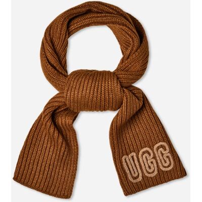 UGG® Schal mit Rippenmuster aus grobem Strick für Damen in Deco, Größe O/S, Acrylmischung UGG® Schal mit Rippenmuster aus grobem Strick für Damen in Deco, Größe O/S, Acrylmischung