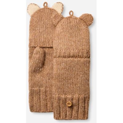 UGG® Fäustling in Katzenoptik für Kinder in Beige, Größe O/S, Nylon UGG® Fäustling in Katzenoptik für Kinder in Beige, Größe O/S, Nylon