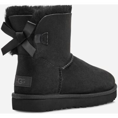 UGG® Mini Bailey Bow II für Damen UGG® EU in Black, Größe 42, Schaffell UGG® Mini Bailey Bow II für Damen UGG® EU in Black, Größe 42, Schaffell