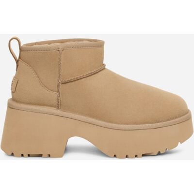 UGG® Classic Ultra Mini New Heights Boot für Damen in Brown, Größe 40, Wildleder UGG® Classic Ultra Mini New Heights Boot für Damen in Brown, Größe 40, Wildleder