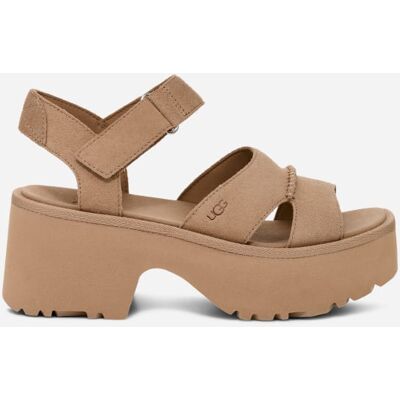 UGG® New Heights mit Knöchelriemen für Damen in Brown, Größe 39, Wildleder UGG® New Heights mit Knöchelriemen für Damen in Brown, Größe 39, Wildleder
