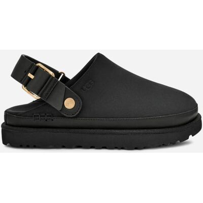 UGG® Goldenstar Villa Clog für Damen UGG® EU in Black, Größe 38.5, Nubukleder UGG® Goldenstar Villa Clog für Damen UGG® EU in Black, Größe 38.5, Nubukleder