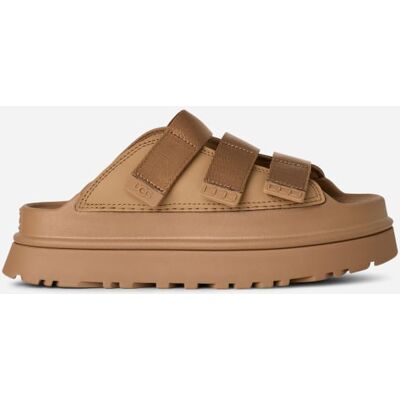 UGG® GoldenGlow Slide für Damen in Dark Sand, Größe 38, Synthetik UGG® GoldenGlow Slide für Damen in Dark Sand, Größe 38, Synthetik