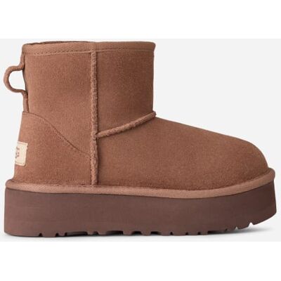 UGG® Classic Mini Plateau-Boot für Kinder in Rocky Oak, Größe 38, Wildleder UGG® Classic Mini Plateau-Boot für Kinder in Rocky Oak, Größe 38, Wildleder