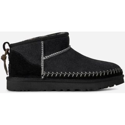 UGG® Classic Ultra Mini Biarritz Boot für Damen in Black, Größe 39 UGG® Classic Ultra Mini Biarritz Boot für Damen in Black, Größe 39