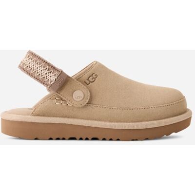 Goldenstar UGG®braid Clog für Kinder in Brown, Größe 32.5, Wildleder Goldenstar UGG®braid Clog für Kinder in Brown, Größe 32.5, Wildleder