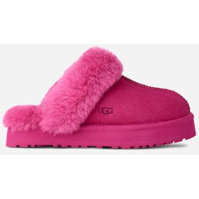 UGG® Disquette Slipper für Kinder in Dark Peony, Größe 36, Wildleder UGG® Disquette Slipper für Kinder in Dark Peony, Größe 36, Wildleder
