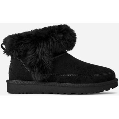 UGG® Classic Ultra Mini Chalet Boot für Damen in Black, Größe 36, Wildleder UGG® Classic Ultra Mini Chalet Boot für Damen in Black, Größe 36, Wildleder