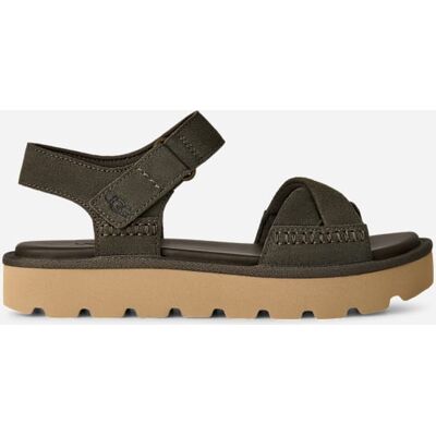 UGG® Sungaze Sandale für Damen in Dense Smoke, Größe 37, Wildleder UGG® Sungaze Sandale für Damen in Dense Smoke, Größe 37, Wildleder
