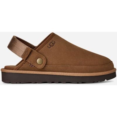 UGG® Goldencoast Clog II aus Nubukleder für Herren in Brown, Größe 40 UGG® Goldencoast Clog II aus Nubukleder für Herren in Brown, Größe 40