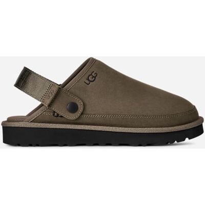 UGG® Goldencoast Clog II aus Nubukleder für Herren in Dried Oregano, Größe 46 UGG® Goldencoast Clog II aus Nubukleder für Herren in Dried Oregano, Größe 46