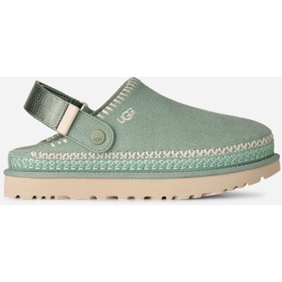 UGG® Goldenstar Meadow Accent Clog für Damen in Artichoke, Größe 36, Wildleder UGG® Goldenstar Meadow Accent Clog für Damen in Artichoke, Größe 36, Wildleder