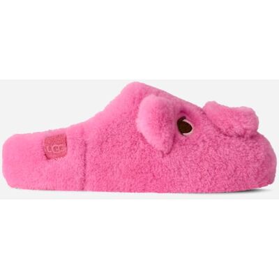UGG® Elea Pooch Slipper für Damen in Pink Laquer, Größe 38, Schaffell UGG® Elea Pooch Slipper für Damen in Pink Laquer, Größe 38, Schaffell