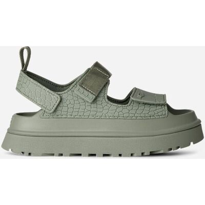 UGG® GoldenGlow Embossed Sandale für Damen in Artichoke, Größe 38, Polyurethan UGG® GoldenGlow Embossed Sandale für Damen in Artichoke, Größe 38, Polyurethan