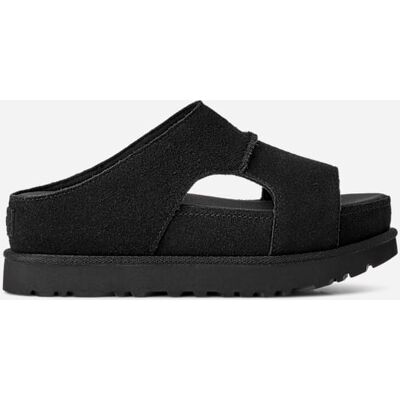 UGG® Goldenstar Hi Cutout Slide für Damen in Black, Größe 39, Wildleder UGG® Goldenstar Hi Cutout Slide für Damen in Black, Größe 39, Wildleder