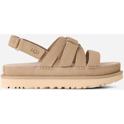 UGG® Goldenstar Gleam Sandale für Damen in Brown, Größe 38.5, Wildleder UGG® Goldenstar Gleam Sandale für Damen in Brown, Größe 38.5, Wildleder