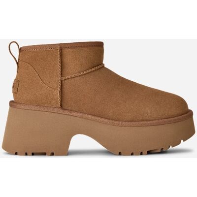 UGG® Classic Ultra Mini New Heights Boot für Damen in Brown, Größe 40, Wildleder UGG® Classic Ultra Mini New Heights Boot für Damen in Brown, Größe 40, Wildleder