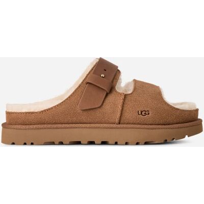 UGG® Greenport Slide mit Riemen für Damen in Brown, Größe 41 UGG® Greenport Slide mit Riemen für Damen in Brown, Größe 41