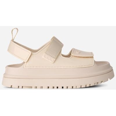 UGG® GoldenGlow Glossy Sparkles Sandale für Kinder in White, Größe 35 UGG® GoldenGlow Glossy Sparkles Sandale für Kinder in White, Größe 35
