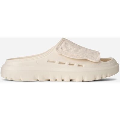 UGG® PeakMod Slide für Herren in White, Größe 46, Recycelte Materialien UGG® PeakMod Slide für Herren in White, Größe 46, Recycelte Materialien