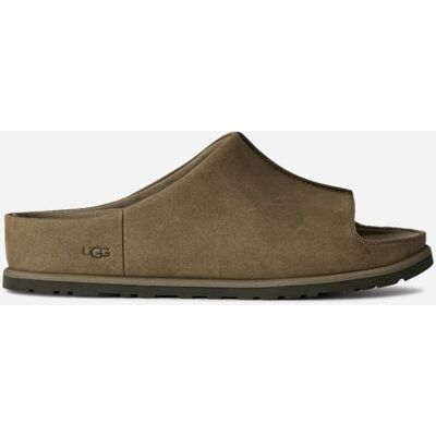 UGG® Otzo Slide für Herren in Green, Größe 40, Nubukleder UGG® Otzo Slide für Herren in Green, Größe 40, Nubukleder