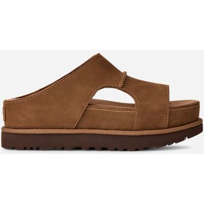 UGG® Goldenstar Hi Cutout Slide für Damen in Brown, Größe 39, Leder UGG® Goldenstar Hi Cutout Slide für Damen in Brown, Größe 39, Leder