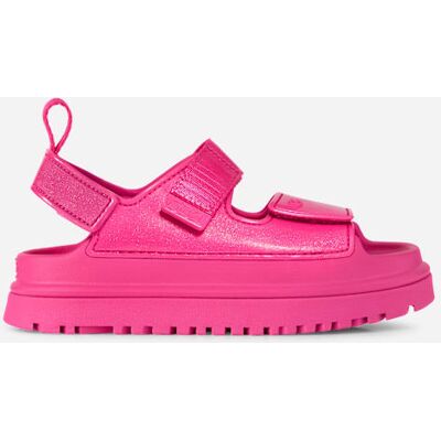 UGG® GoldenGlow Glossy Sparkles Sandale für Kinder in Deep Coral, Größe 35 UGG® GoldenGlow Glossy Sparkles Sandale für Kinder in Deep Coral, Größe 35