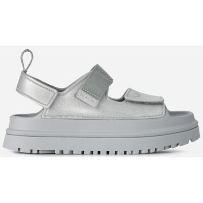 UGG® GoldenGlow Glossy Sparkles Sandale für Kinder in Silver, Größe 35 UGG® GoldenGlow Glossy Sparkles Sandale für Kinder in Silver, Größe 35
