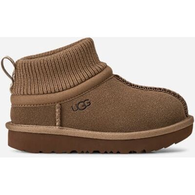 UGG® Classic Ultra Stretch Cuff für Kinder UGG® EU in Brown, Größe 26, Wildleder/Textil/Recycelte Materialien UGG® Classic Ultra Stretch Cuff für Kinder UGG® EU in Brown, Größe 26, Wildleder/Textil/Recycelte Materialien