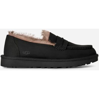 UGG® Ellis Loafer aus Nubukleder für Damen in Black, Größe 36 UGG® Ellis Loafer aus Nubukleder für Damen in Black, Größe 36
