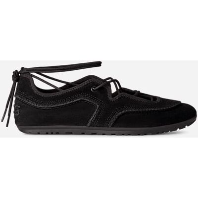 UGG® Quill Ballerina-Sneaker für Damen in Black, Größe 37, Wildleder UGG® Quill Ballerina-Sneaker für Damen in Black, Größe 37, Wildleder