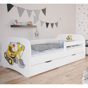 Kasa-store Baby dreams einzelbett mit schubladen in verschiedenen drucken erhältlich