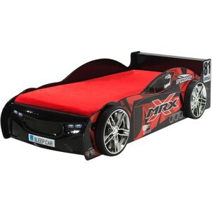 Kasa-store Schwarzes mrx-autobett in form eines schwarzen tuningautos