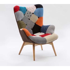 La seggiola sweet home patchwork-sessel mit oder ohne fußstütze