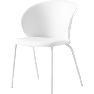 Connubia Calligaris Connubia tuka set aus 2 stühlen mit metallstruktur und sitzschale aus recyceltem