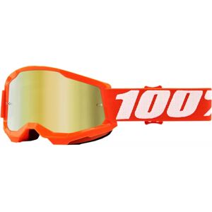 Crossbrille 100% Strata 2 Kids orange / gold verspiegelt