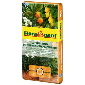 FLORAGARD Pflanzerde, für Zitruspflanzen und mediterrane Pflanzen - braun - braun