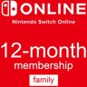 Nintendo 12 Monate Abonnement (Familie)