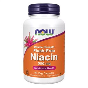 Now Foods Niacin (vitamin b3) flush-free 500 mg - 90 veg caps