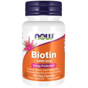 Now Foods Biotin 1000 mcg - 100 veg caps