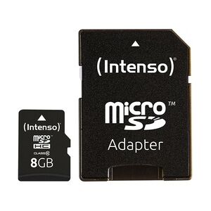 Intenso microSD Card 8 GB Class 10