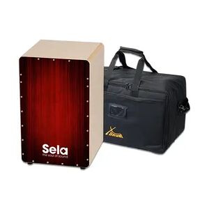 Sela Varios Cajon Red Set inkl. Tasche